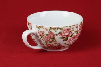 9314-KR чайник и чашка (корейская роза)