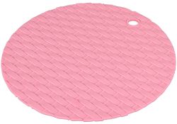8032 pink подставка под горячее/прихватка, силикон